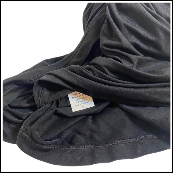 NWT YOUNG FABULOUS & BROKE BLACK STRAPLESS RUCHED TOP Sz SMALL - Picture 8 of 8